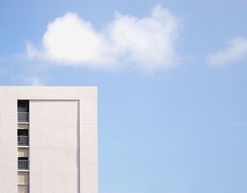 Low angle view of building against sky