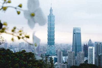 Skyscrapers in city