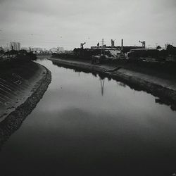 Reflection of clouds in water