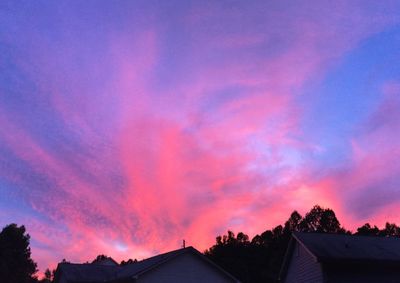 Low angle view of cloudy sky