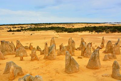 View of desert against sky