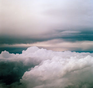 Scenic view of water against sky