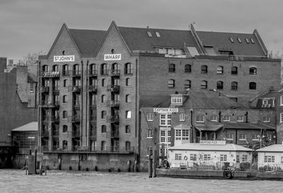 Buildings in city against sky