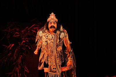 Low angle view of statue