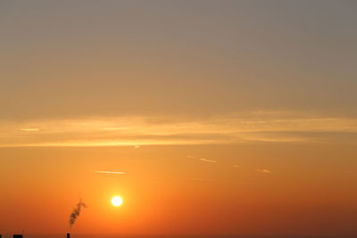 Scenic view of sunset sky