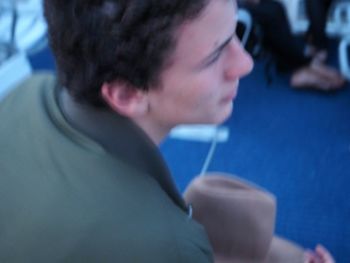 Close-up of young woman