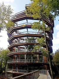 Low angle view of building against sky