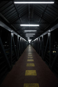 Interior of tunnel