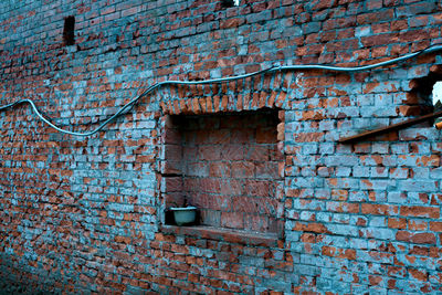 Full frame shot of brick wall