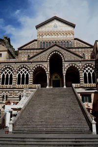 Low angle view of historical building against sky