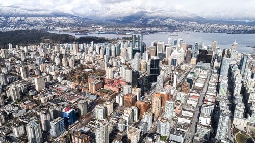 Aerial view of city