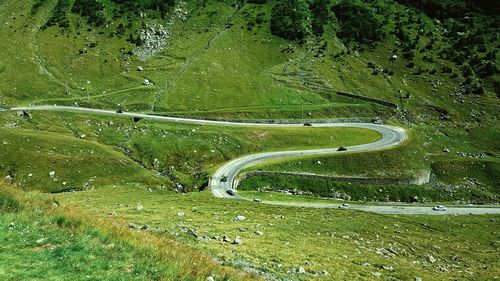 View of mountain road