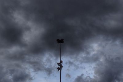 Low angle view of cloudy sky