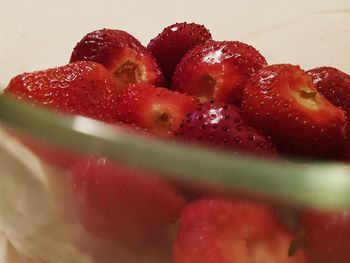 Close-up of strawberries