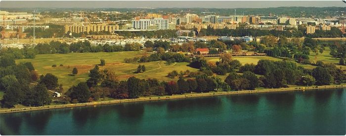 Scenic view of river with trees in background