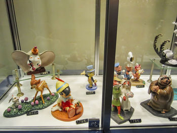 View of toys for sale in store