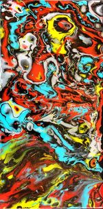 Full frame shot of abstract painting