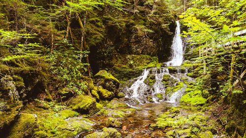 River flowing through rocks