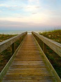 Pier leading to sea