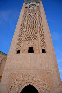 Low angle view of historical building against sky