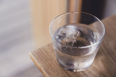 Close-up of drink on table