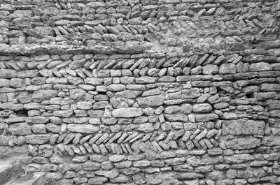 Full frame shot of stone wall