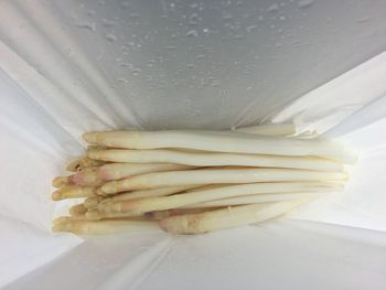 Bunch of white asparagus