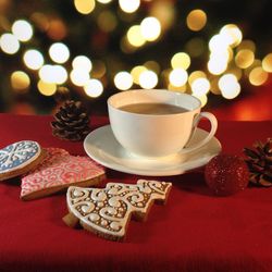 Coffee cup on table