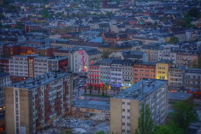 Cityscape at dusk