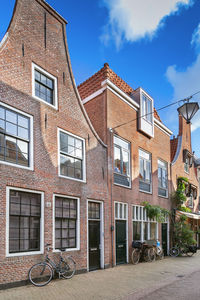 Street in haarlem city center, netherlands