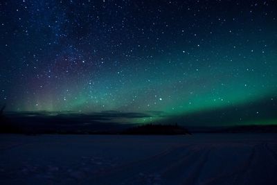 Low angle view of starry sky