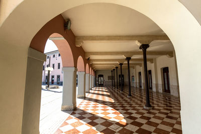 Interior of building