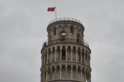 Low angle view of tower of building against sky