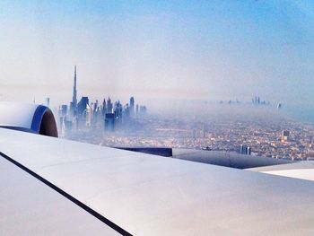 City skyline against sky