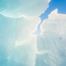 Ice bergs formations in greenland