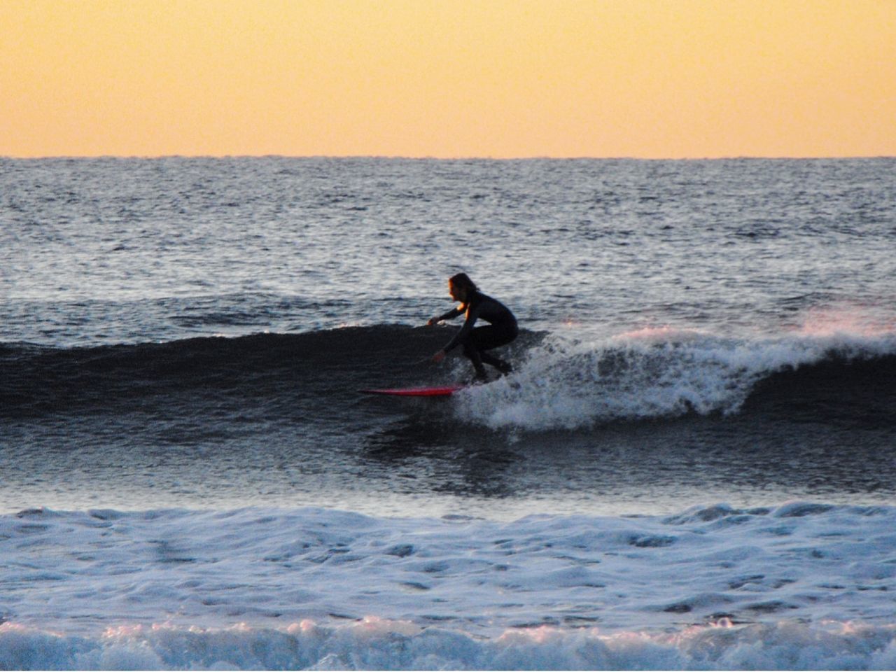 sea, water, horizon over water, horizon, sport, sky, aquatic sport, motion, adventure, surfing, waterfront, leisure activity, beauty in nature, wave, one person, scenics - nature, lifestyles, extreme sports, skill, jet boat, outdoors