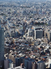 Aerial view of city