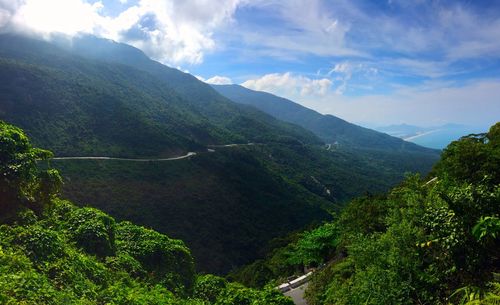 Scenic view of mountains