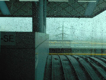 Close-up of water drops on rainy season