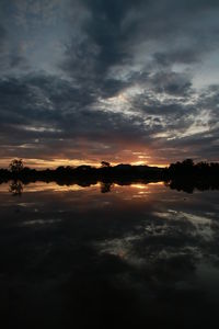 Scenic view of cloudscape during sunset