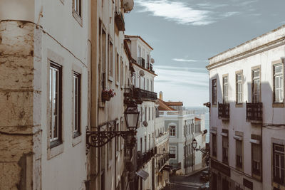 Low angle view of buildings against sky