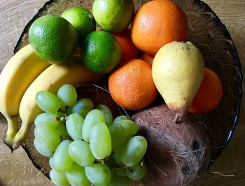Selection of fruit in a bowl