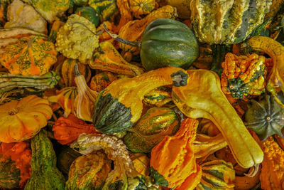 Full frame shot of vegetables at market