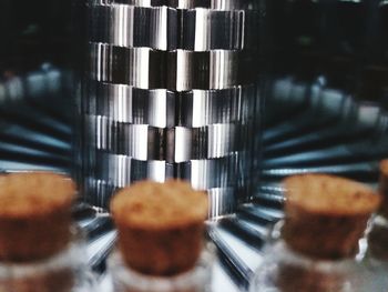 Close-up of ice cream on table