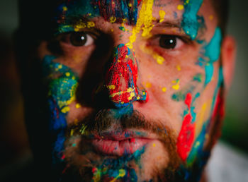 Close-up portrait of a man