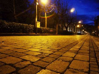 Street light at night