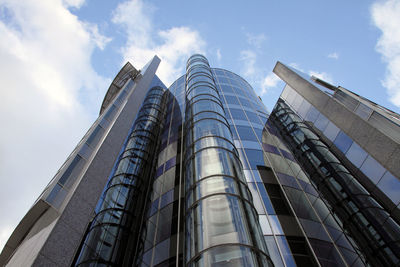 Low angle view of modern building