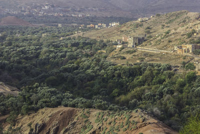 Sunny day trip in bzou village, azilal morocco