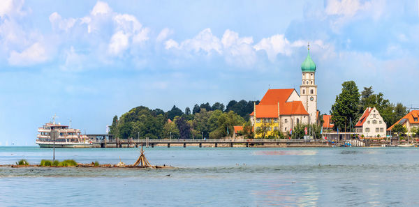 Scenic view of wasserburg am bodensee