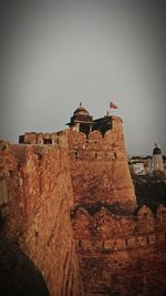 View of fort against the sky